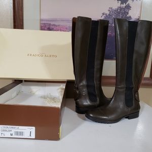 Franco Sarto black riding boots 7.5